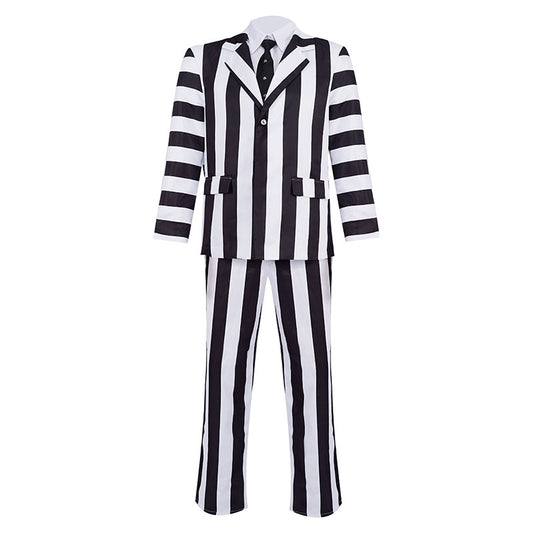 Disfraz Beetlejuice Michael Keaton - Traje Cosplay Completo