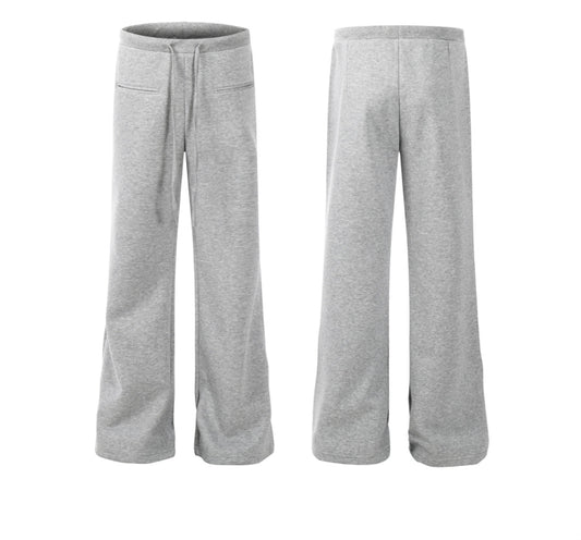 Pantalones de Buzo Acampanados Retro Casual - Image 2