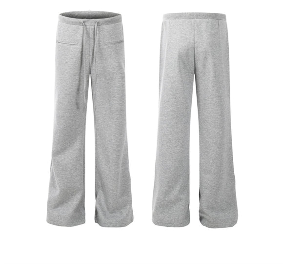 Pantalones de Buzo Acampanados Retro Casual