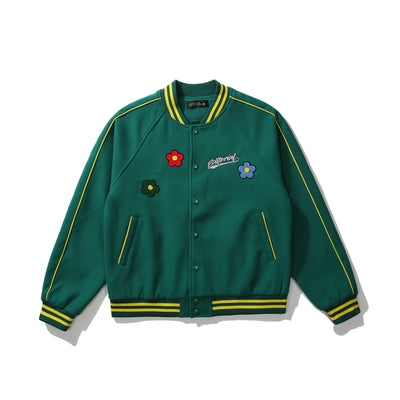 Chaqueta Casual Hombre con Parches Bordados - Estilo Relajado y Versátil - Image 4