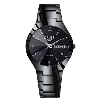 Reloj de Pareja Acero Tungsteno Resistente al Agua - Diseño Moderno para Estudiantes - Image 5