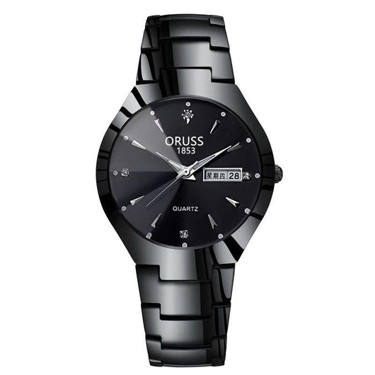 Reloj de Pareja Acero Tungsteno Resistente al Agua - Diseño Moderno para Estudiantes - Image 5