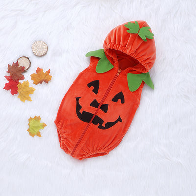 Disfraz Infantil Calabaza Halloween sin Mangas - Image 8