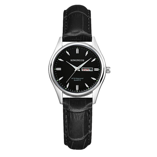 Reloj Dual Calendario para Hombre y Mujer Resistente al Agua Cuarzo Preciso - Image 10