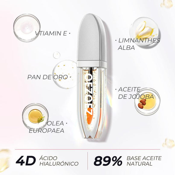 Brillo Labial Transformable de Larga Duración con Hidratación Intensiva