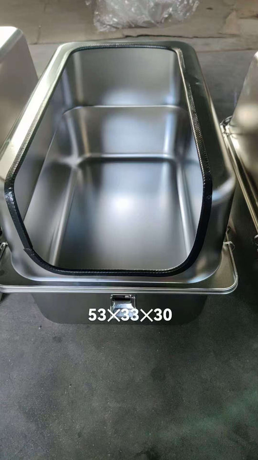 Arenero Semiencerrado de Acero Inoxidable con Protección Antisalpicaduras - Image 18