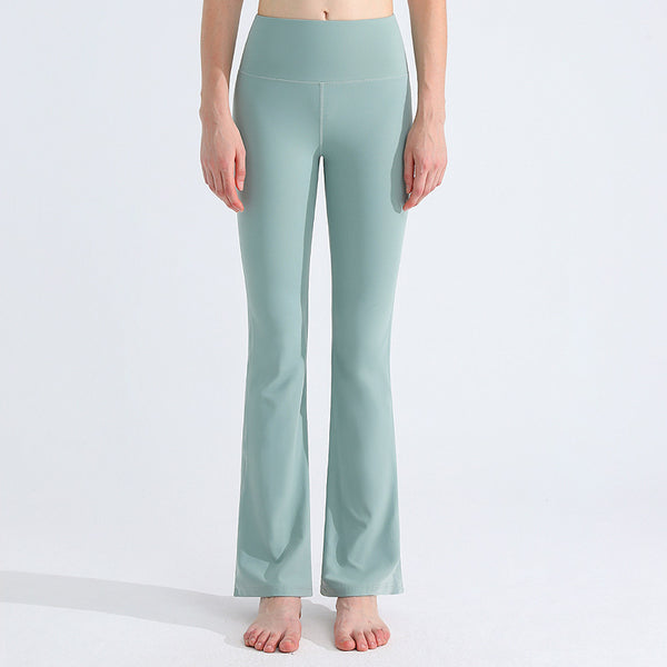 Pantalones Yoga Deportivos Antibacterianos Efecto Piel Desnuda con Campana