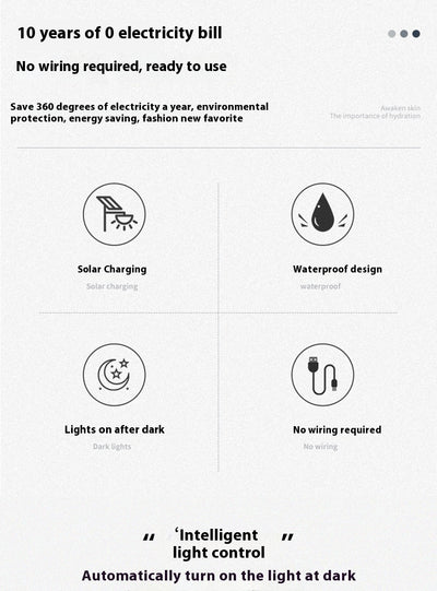 Focos Solares LED para Jardín - Iluminación Exterior Decorativa Impermeable - Image 16