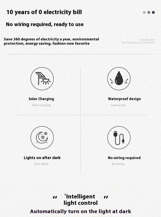 Focos Solares LED para Jardín - Iluminación Exterior Decorativa Impermeable - Image 16