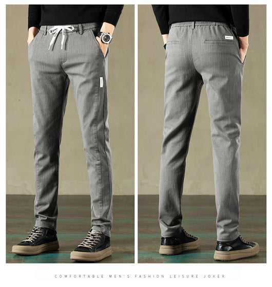 Pantalones Deportivos Rectos Elásticos para Hombre - Image 19