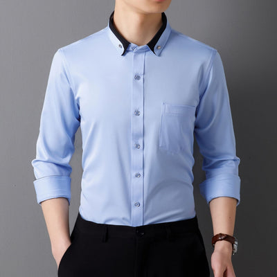 Camisa Ejecutiva Manga Larga sin Planchado - Image 7