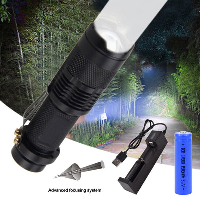 Linterna LED Multicolor con Zoom Telescópico Ajustable - Image 14