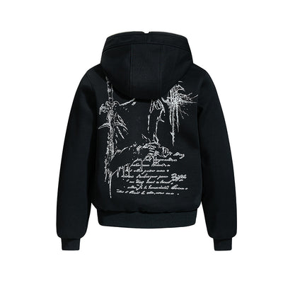 Sudadera Estampada con Cierre Americano de Manga Larga - Image 8