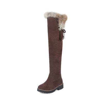 Botas Altas de Gamuza para Mujer Tallas Grandes 40-44 Otoño Invierno - Image 24