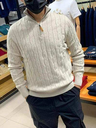Suéter Térmico para Hombre con Cierre de Media Cremallera y Mangas Largas - Image 13