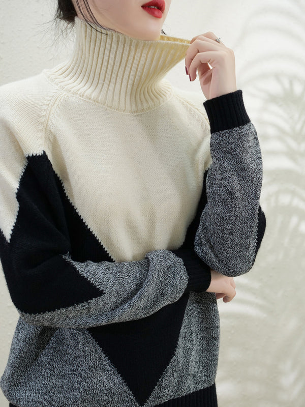 Suéter Cuello Alto de Lana Merino - Prenda Base Versátil - Image 7