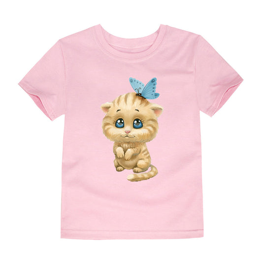 Playera Infantil con Estampado de Animales por Transferencia de Calor - Image 7