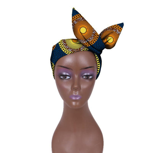 Cinta para la Cabeza Ankara Ajustable - Tela Batik Conmemorativa - Image 28