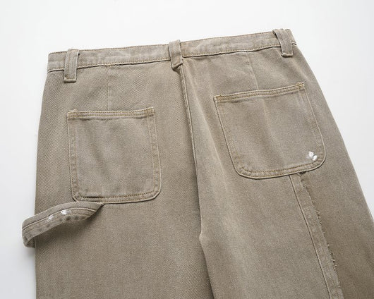 Pantalones Jeans Rectos Baggy con Costuras Lavadas - Image 8