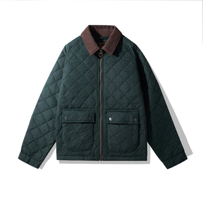 Abrigo Acolchado Rombos de Algodón Premium - Image 12