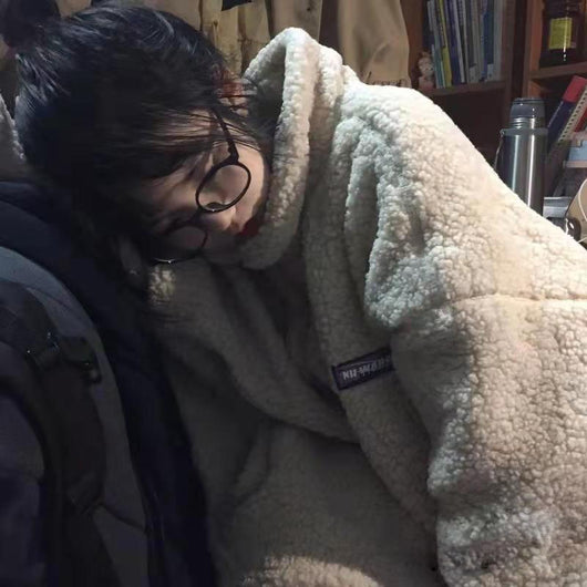 Abrigo Acolchado de Forro Polar y Algodón con Efecto Cachemira para Mujer - Image 8
