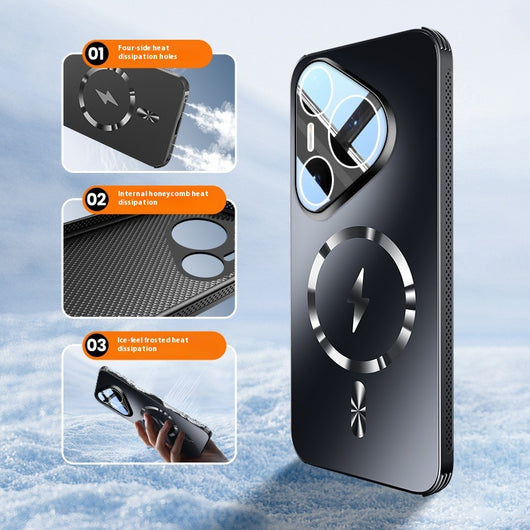 Funda Protectora Magnética con Lentes de Color Sólido para Celular - Image 11