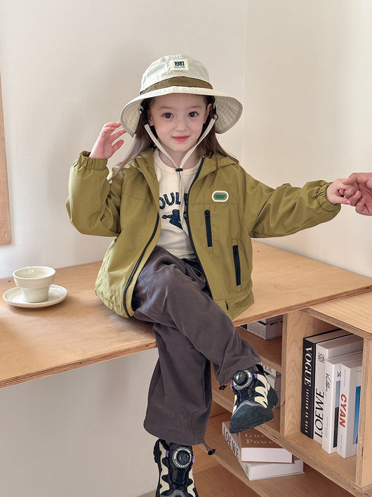 Chaqueta Deportiva Infantil con Capucha - Diseño Holgado para Exterior - Image 8