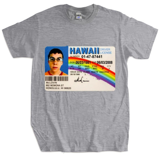 Playera Hombre Verano McLovin ID Card Superbad - Image 7