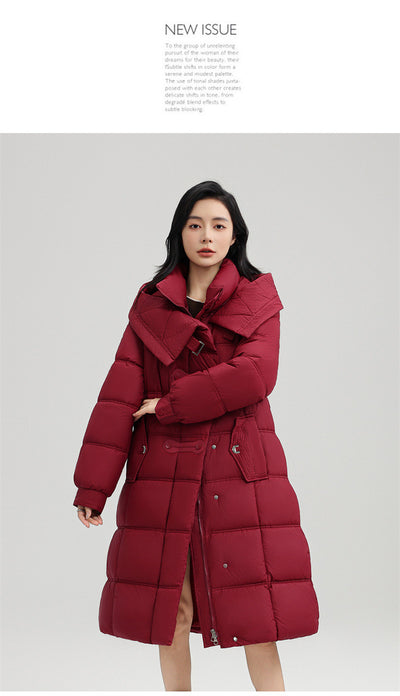 Abrigo Elegante Ajustado de Largo Medio para Mujer - Image 16