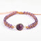 Pulsera Tejida a Mano con Amatista Facetada