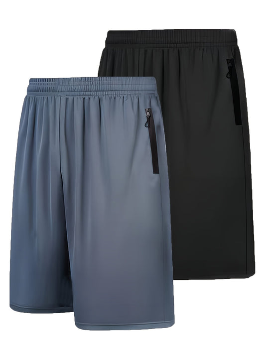Pack 2 Shorts Deportivos Hombre Secado Rápido con Cintura Elástica - Image 10
