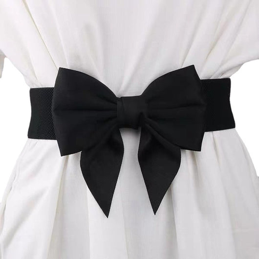 Cinturón Elástico con Moño para Mujer - Diseño Elegante y Cómodo