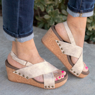 Sandalias Romanas de Tacón Cuña para Mujer - Image 15