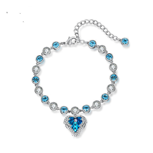 Pulsera del Corazón Oceánico - Diseño Minimalista y Elegante - Image 2
