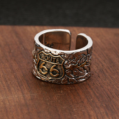 Anillo Ajustable Punk Plata Dedo Índice Retro - Image 6