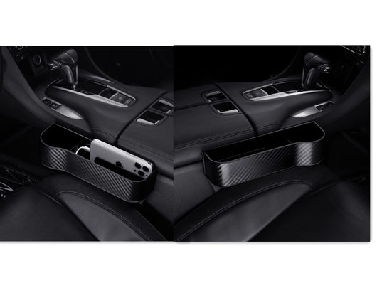 Organizador de Asiento Auto - Caja de Almacenamiento PU para Espacios Laterales - Image 14