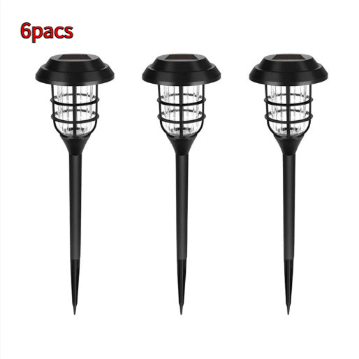 Luz LED Solar para Jardín con Diseño de Franjas - Image 6