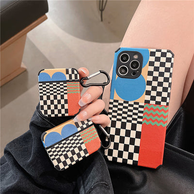 Funda Protectora Retro Cuadros Estilo Coreano - Image 4
