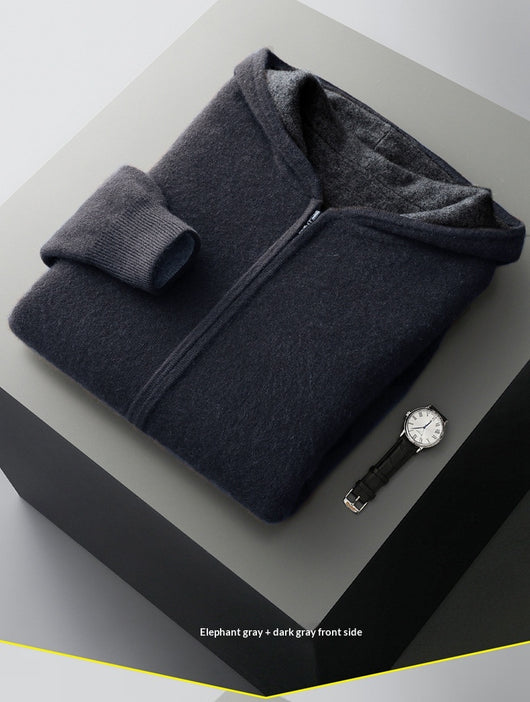 Chaqueta Tejida para Hombre con Bloques de Color - Image 26