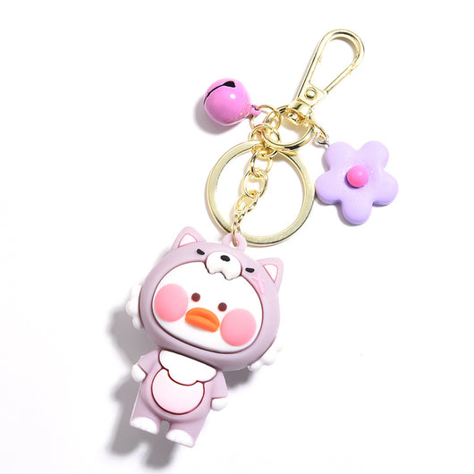 Llavero Pato Dudu de Epoxy - Adorable Accesorio Cartoon Viral - Image 7