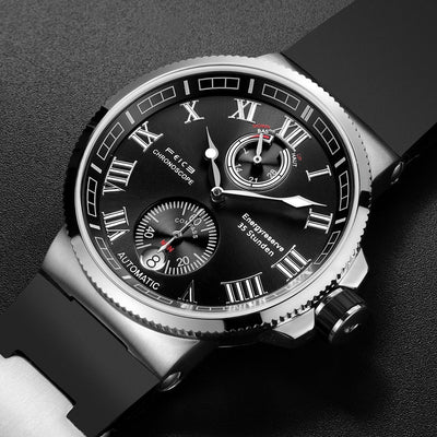 Reloj Automático Mecánico Impermeable con Esfera Luminosa para Hombre - Image 8