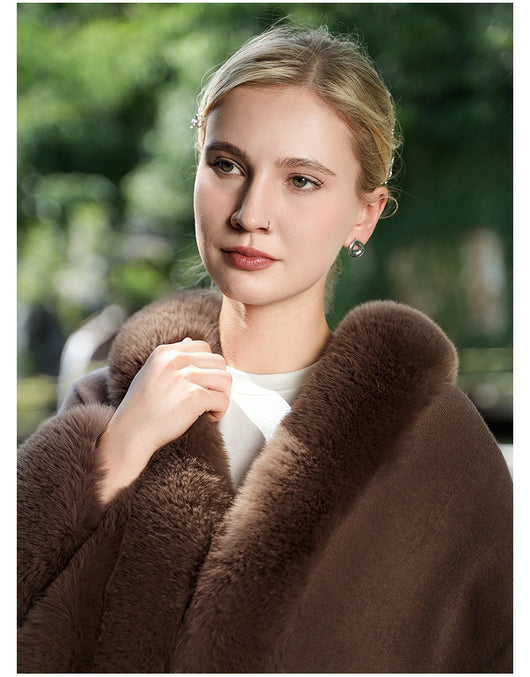Capa Elegante de Pelaje Puro - Abrigo Versátil para Eventos y Noches Especiales - Image 18