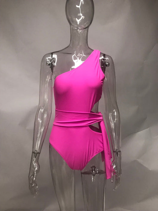 Traje de Baño de Una Manga con Control Abdominal - Image 6