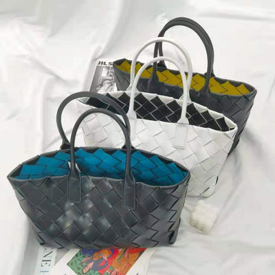 Bolso Tejido de Cuero Genuino para Mujer - Estilo Artesanal - Image 6