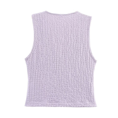 Conjunto Texturizado: Chaleco y Pantalón Recto - Image 36
