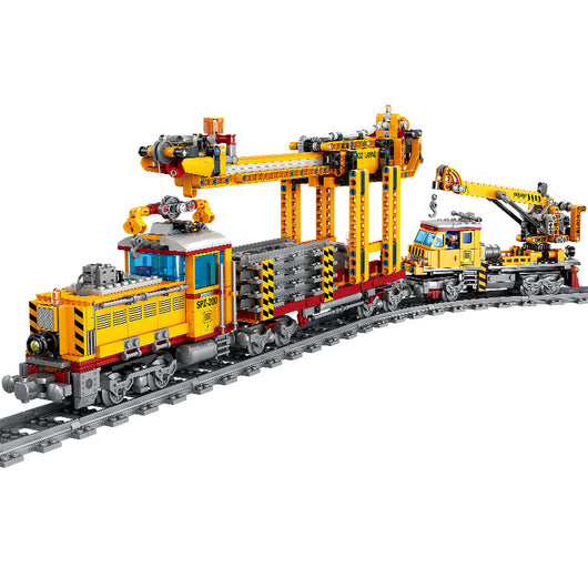 Tren Eléctrico Militar con Vías Armables para Niños - Image 4