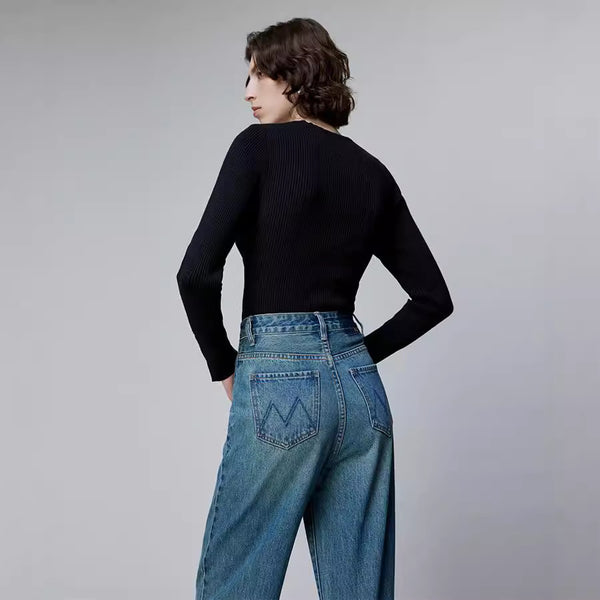 Jeans Retro Americano Clásico para Mujer