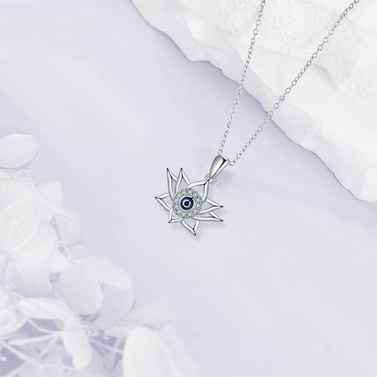 Collar Vintage Loto con Ojo del Diablo