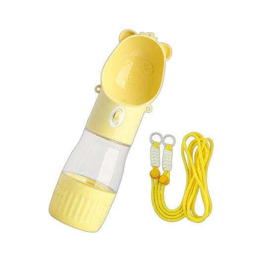 Botella de Agua Portátil 2 en 1 para Perros y Gatos con Comedero Integrado - Image 7