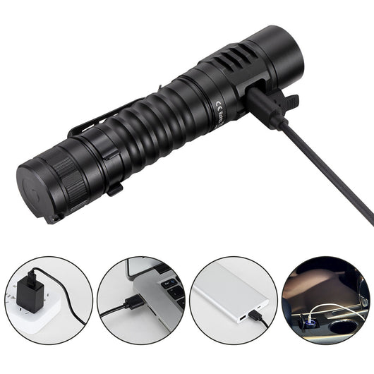 Linterna LED Recargable por USB-C con Luz Ultra Potente - Image 3